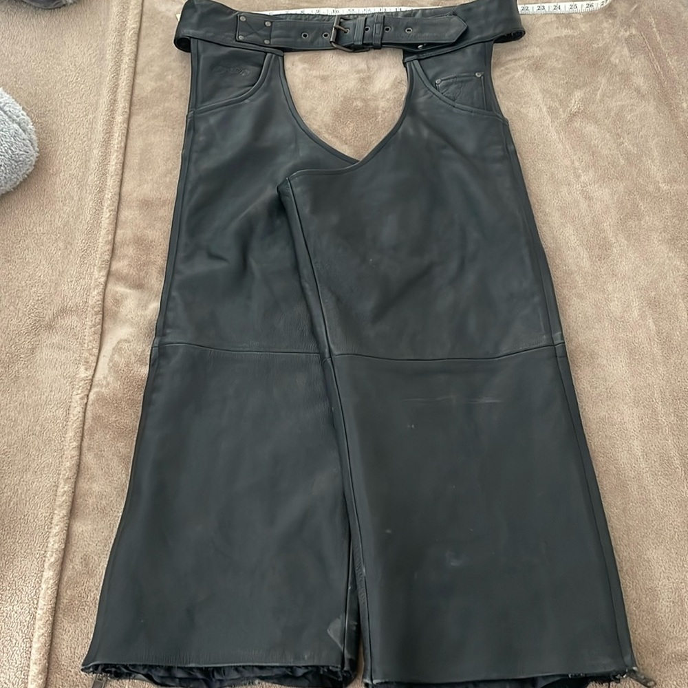 Easy riders chaps men’s 3x  fits XL to XXXL very forgiving belt
